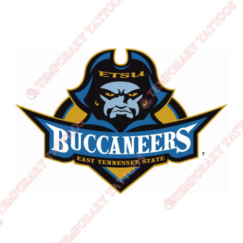 ETSU Buccaneers Customize Temporary Tattoos Stickers NO.4338